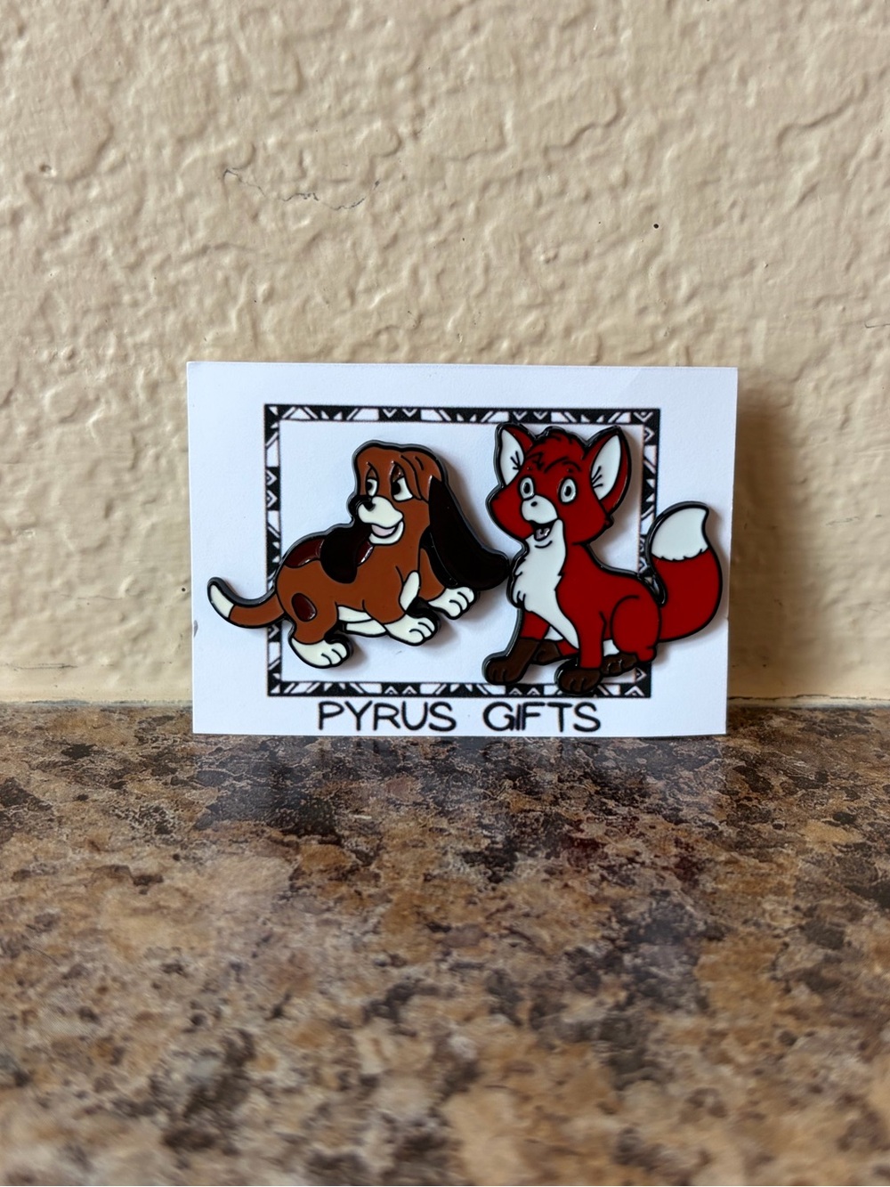 🦊🐶Disney Inspired Fox & The Hound Pin Set